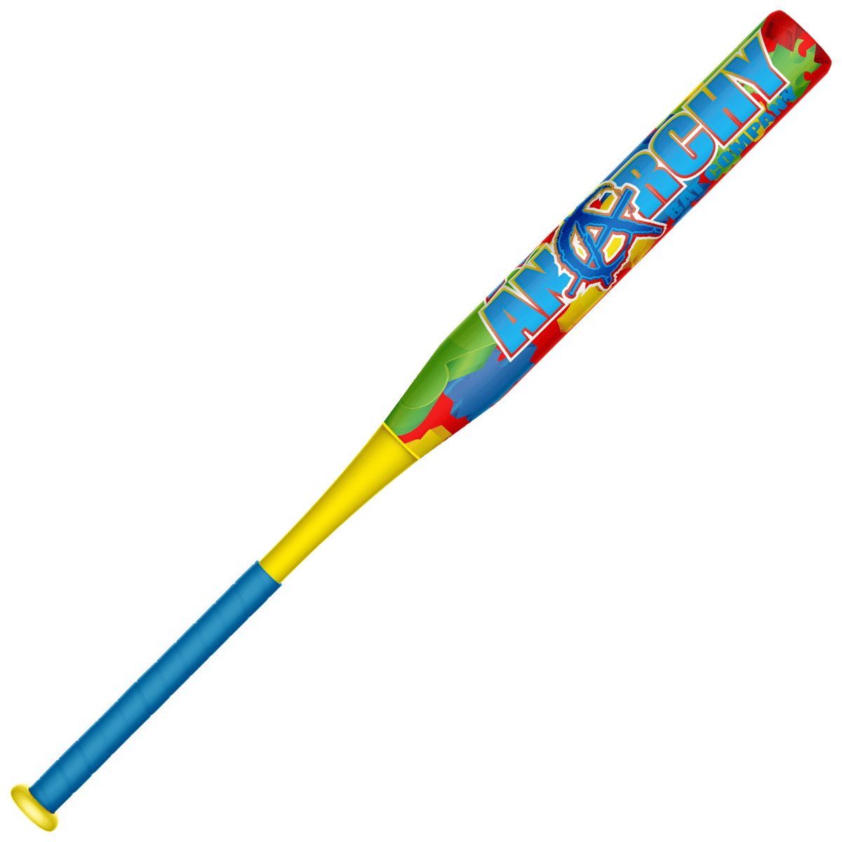 2021 Anarchy Autism Limited Edition 1PC - 12.5"- 1oz End Load - USA/ASA Slowpitch Softball Bat A20AASM1-1 product image 4,
