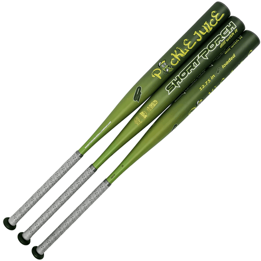 2024 Short Porch Pickle Juice USSSA Slowpitch Softball Bat product image 1, provided for visual reference and product detail