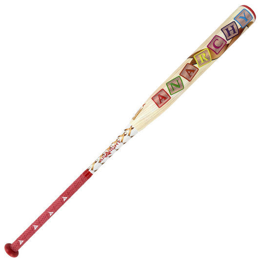 2025 Anarchy Childhood Cancer End Load USA/ASA Slowpitch Softball Bat ASPGLD25A product image 1, provided for visual