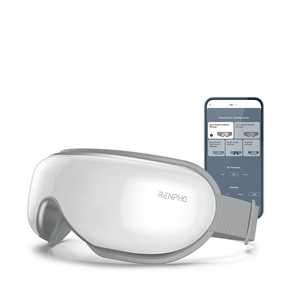 RENPHO Eyeris Smart Eye Massager - White (EM-001S - WH)
