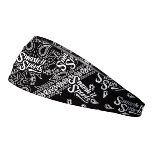 Junk x Smash It Sports Big Bang Lite Headband - Black Lightning product image 1, provided for visual reference and product