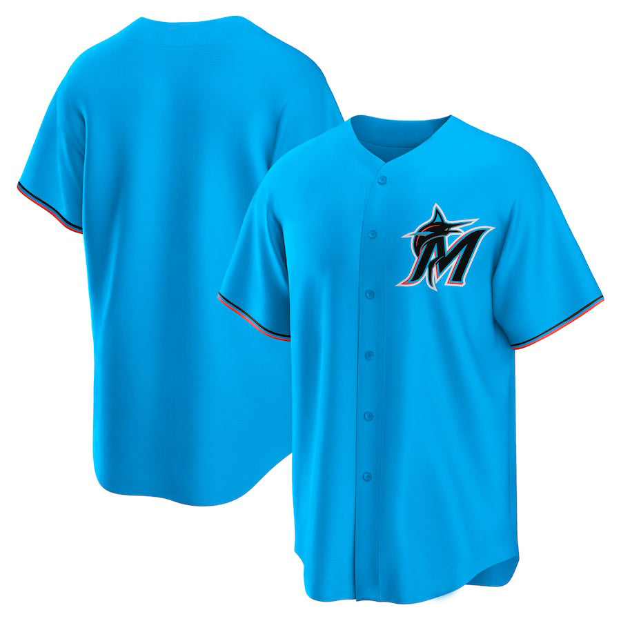 M.Marlins Blank Player Black Elite Baseball Jerseys product image 1