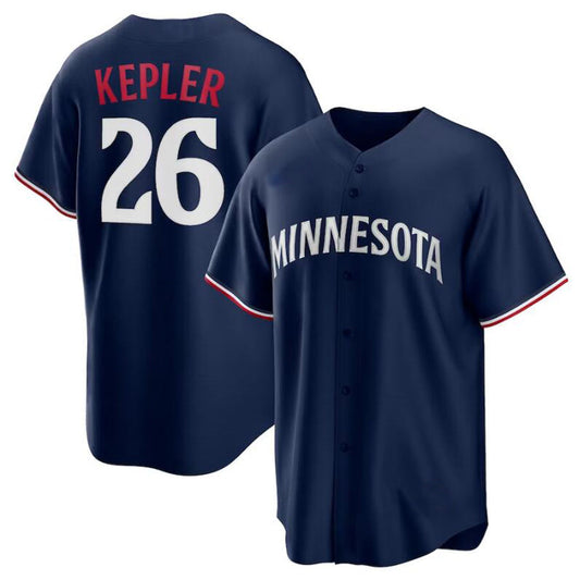 M.Twins #26 Max Kepler Player Navy Replica Baseball Jerseys product image 1