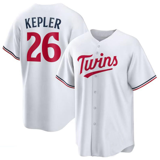 M.Twins #26 Max Kepler Player White Home Replica Baseball product image 1