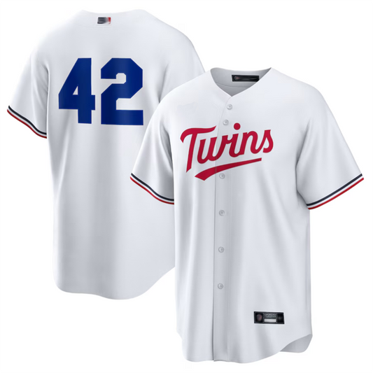 M.Twins #42 Player White Home 2025 Jackie Robinson Day product image 1