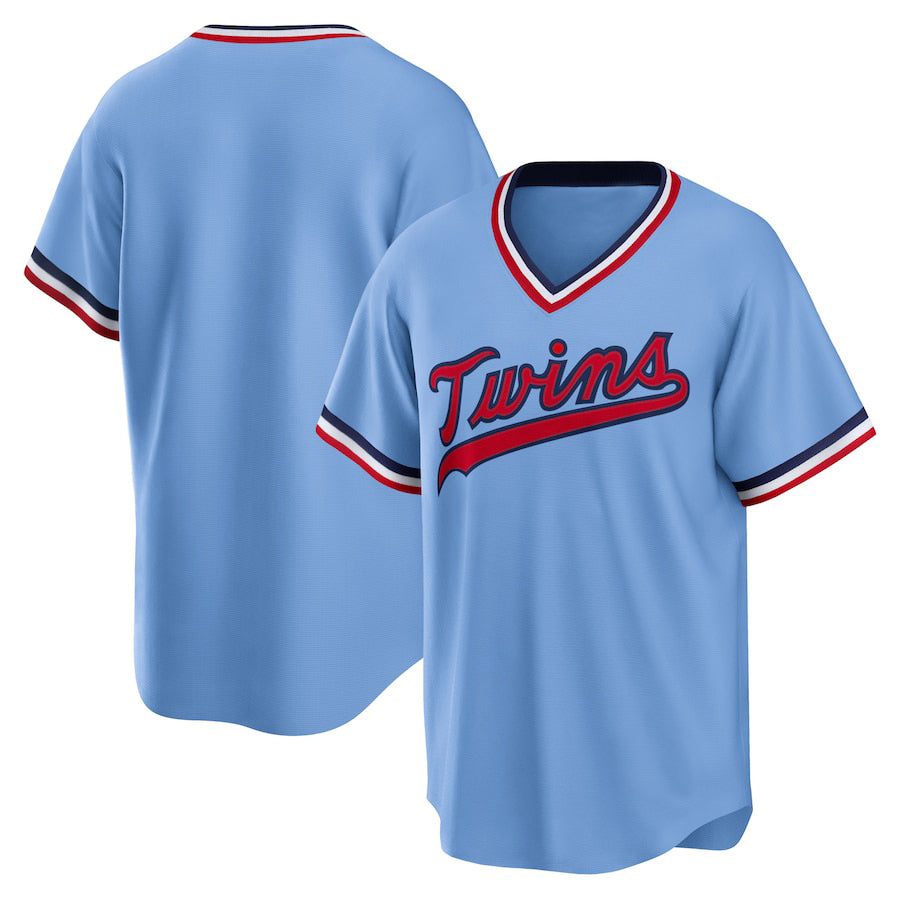 M.Twins Blank Player Gray Road Replica Team Baseball Jerseys product image 1