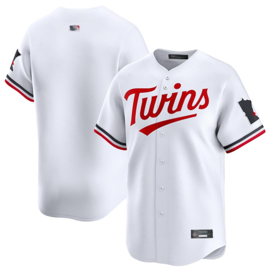 M.Twins Blank White Home Limited Player Baseball Jerseys product image 1