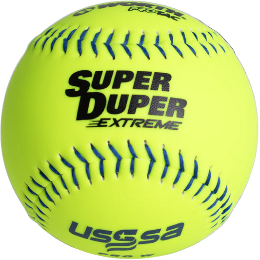 Worth Super Duper Extreme PROTAC Pro W 44/375 USSSA 11" Slowpitch Softballs product image 1, provided for visual reference