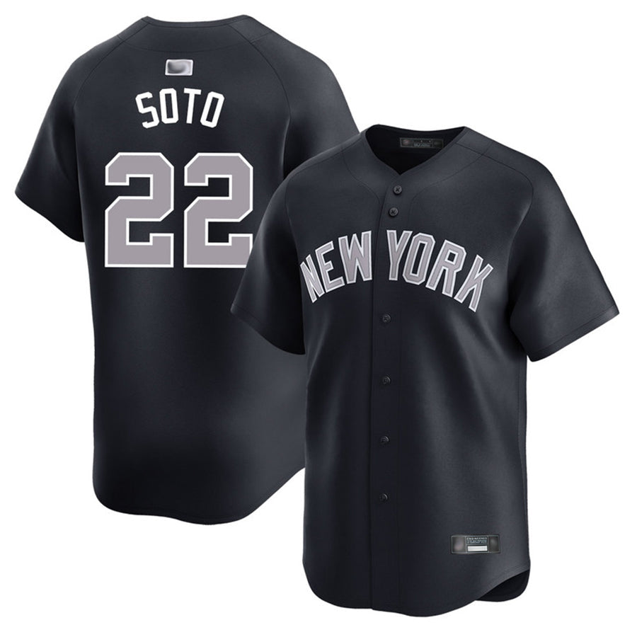 NY.Mets #22 Juan Soto Player Black Home Limited Baseball product image 1