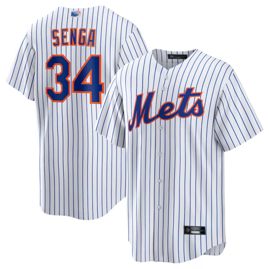 NY.Mets #34 Kodai Senga Player White Home Replica Baseball product image 1