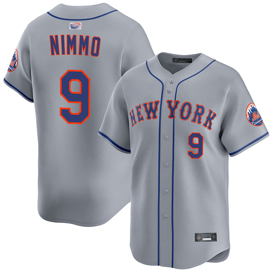 NY.Mets #9 Brandon Nimmo Player Road Limited Baseball product image 1