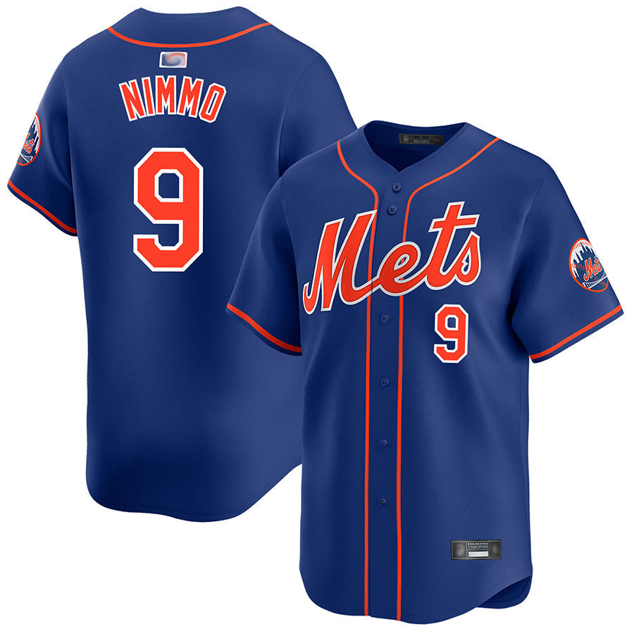 NY.Mets #9 Brandon Nimmo Player Royal Home Limited Baseball product image 1