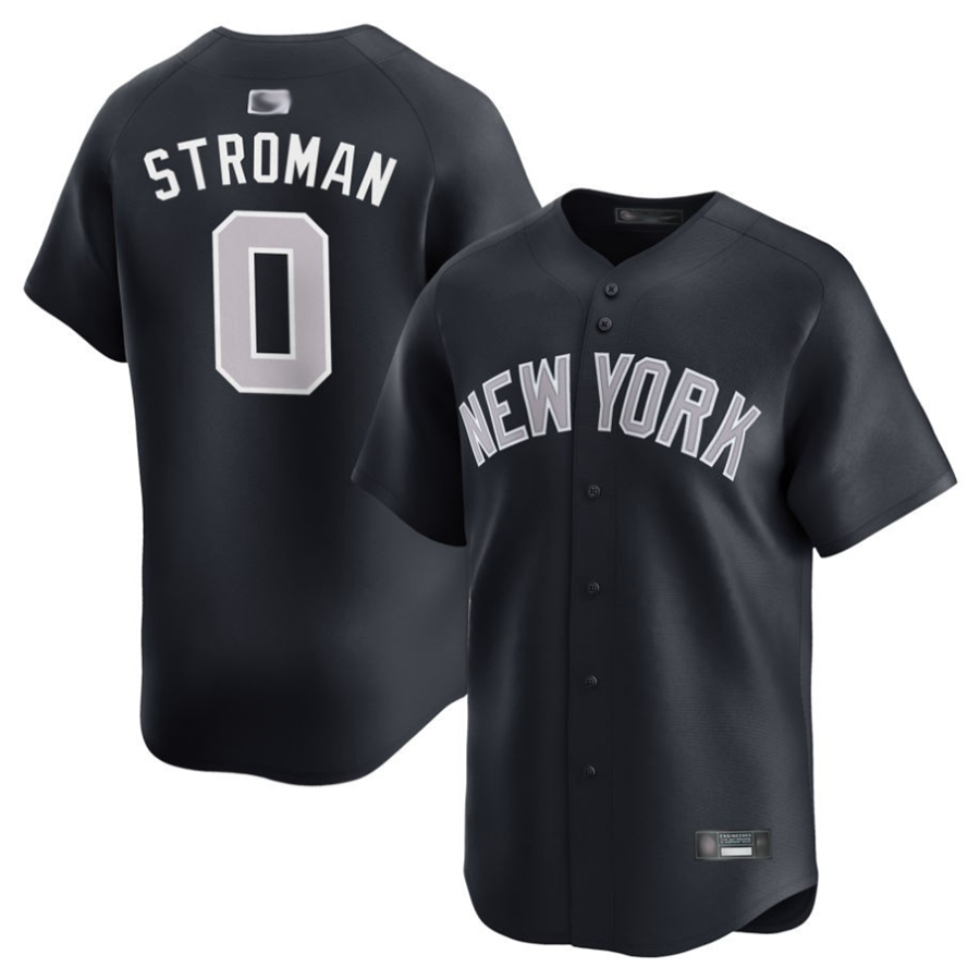 NY.Yankees #0 Marcus Stroman Player Black Home Limited