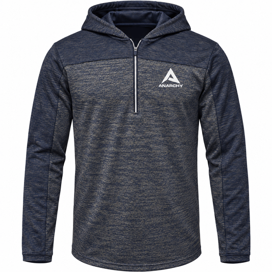 Anarchy Hooded Quarter Zip product image 1, provided for visual reference and product detail review