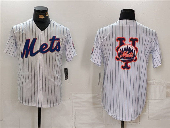NY.Mets Player White Team Big Logo Cool Base Stitched product image 1
