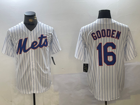 NY.Mets #16 Dwight Gooden Player White Cool Base Stitched product image 1