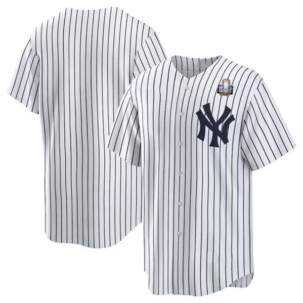 NY.Yankees Blank White Game Jersey Cool Base Stitched product image 1