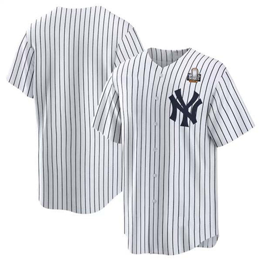 NY.Yankees Blank White Game Jersey Cool Base Stitched product image 1