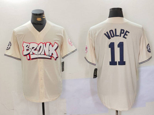NY.Yankees #11 Anthony Volpe Cream Limited Stitched product image 1