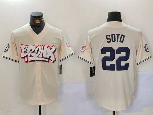 NY.Yankees #22 Juan Soto Player Cream Limited Stitched product image 1