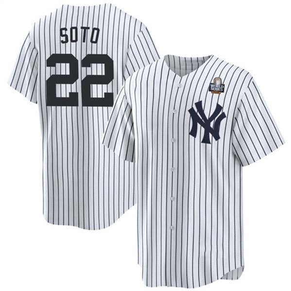 NY.Yankees #22 Juan Soto Player White Game Jersey Cool Base product image 1