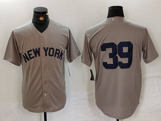 NY.Yankees #39 Jose Trevino Player Grey Cool Base Stitched product image 1