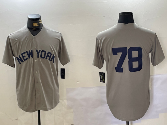 NY.Yankees #78 Kellin Deglan Player Grey Field of Dreams product image 1