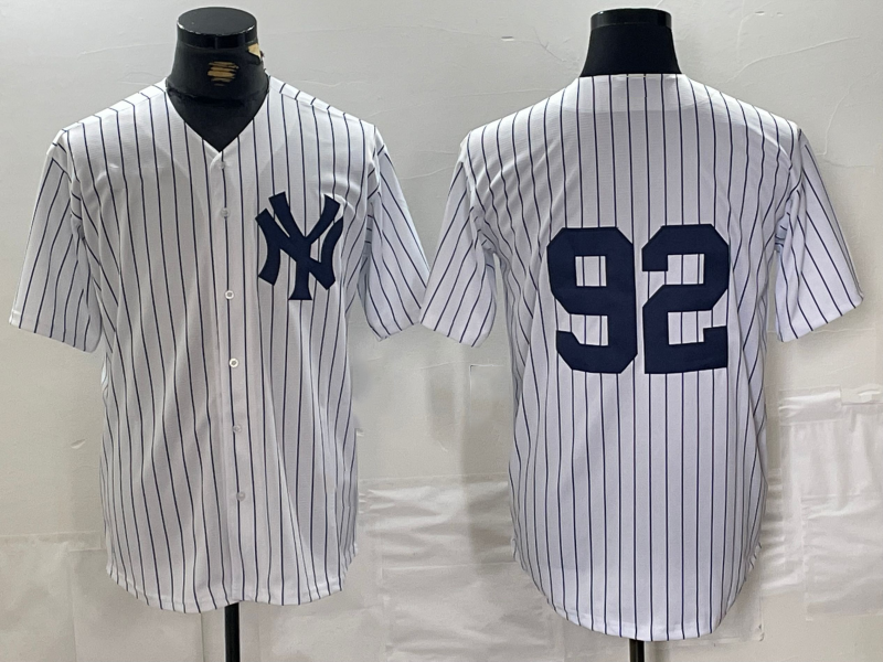 NY.Yankees #92 Matt Krook Player White Cool Base Stitched product image 1
