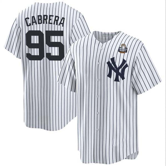 NY.Yankees #95 Oswaldo Cabrera Player White World Series product image 1