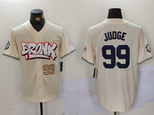 NY.Yankees #99 Aaron Judge Player Game Jersey Cream Limited product image 1