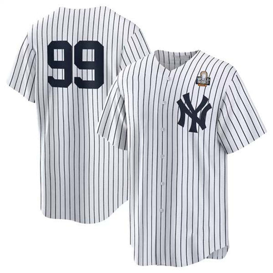 NY.Yankees #99 Aaron Judge White Player Jersey Cool Base product image 1