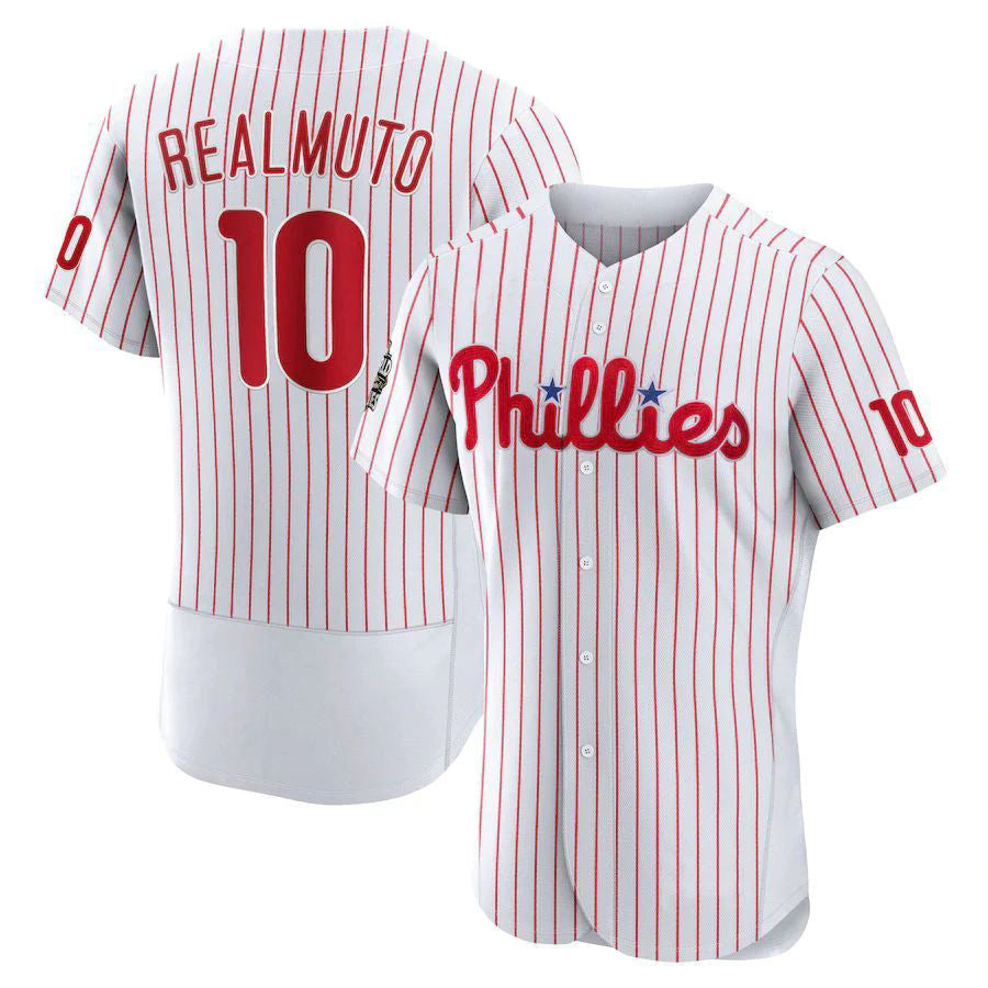 P.Phillies #10 J.T. Realmuto Player White Home Elite product image 1