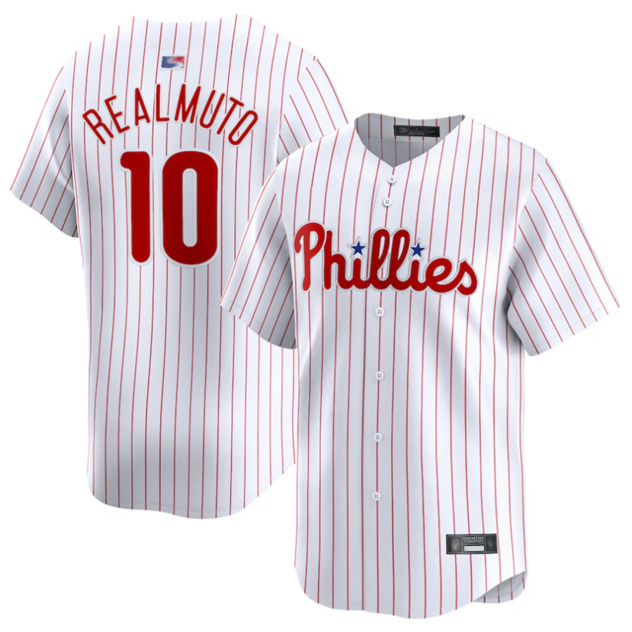 P.Phillies #10 J.T. Realmuto Player White Home Limited product image 1