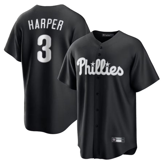 P.Phillies #3 Bryce Harper Player Black Lights Out Replica product image 1
