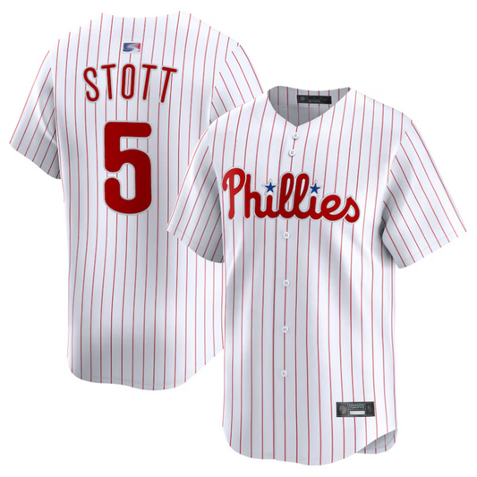 P.Phillies #5 Bryson Stott Player White Home Limited product image 1