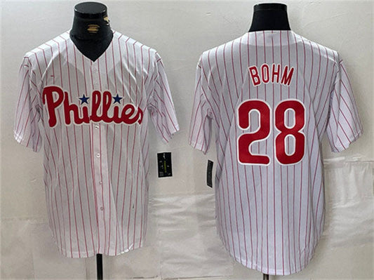 P.Phillies #28 Alec Bohm Player White Cool Base Stitched product image 1