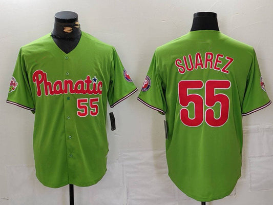 P.Phillies #55 Ranger Suarez Player Green With Patch product image 1
