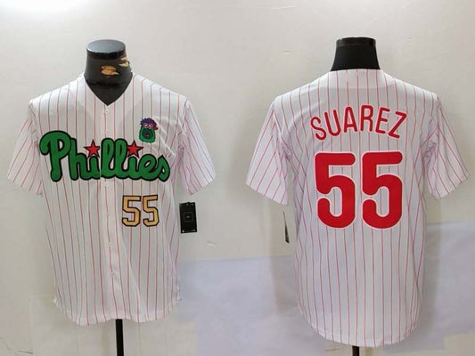 P.Phillies #55 Ranger Su¡§¡érez Player White Green Cool product image 1