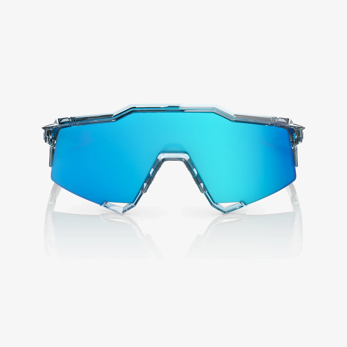 100 Percent Sunglasses - Speedcraft - Polished Translucent Mint Blue Topaz Mirror Lens product image 2, provided for visual