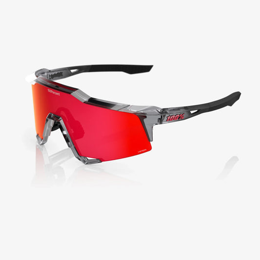 100 Percent Sunglasses - Speedcraft - MLB Authentic Polished Translucent Grey HiPER Fire Red Mirror Lens product image 1,