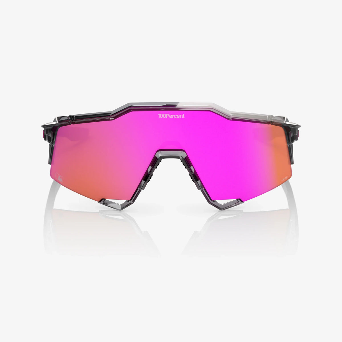 100 Percent Sunglasses - Speedcraft - MLB Authentic Polished Translucent Grey HiPER® Vital Pink Mirror Lens product image 6,