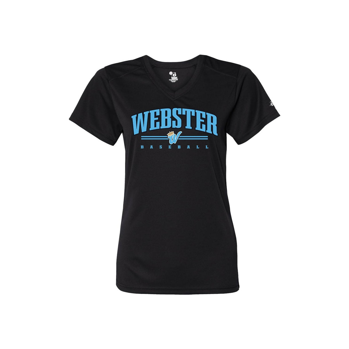 Webster Royals Badger Womens Shirt product image 2, provided for visual reference and product detail review