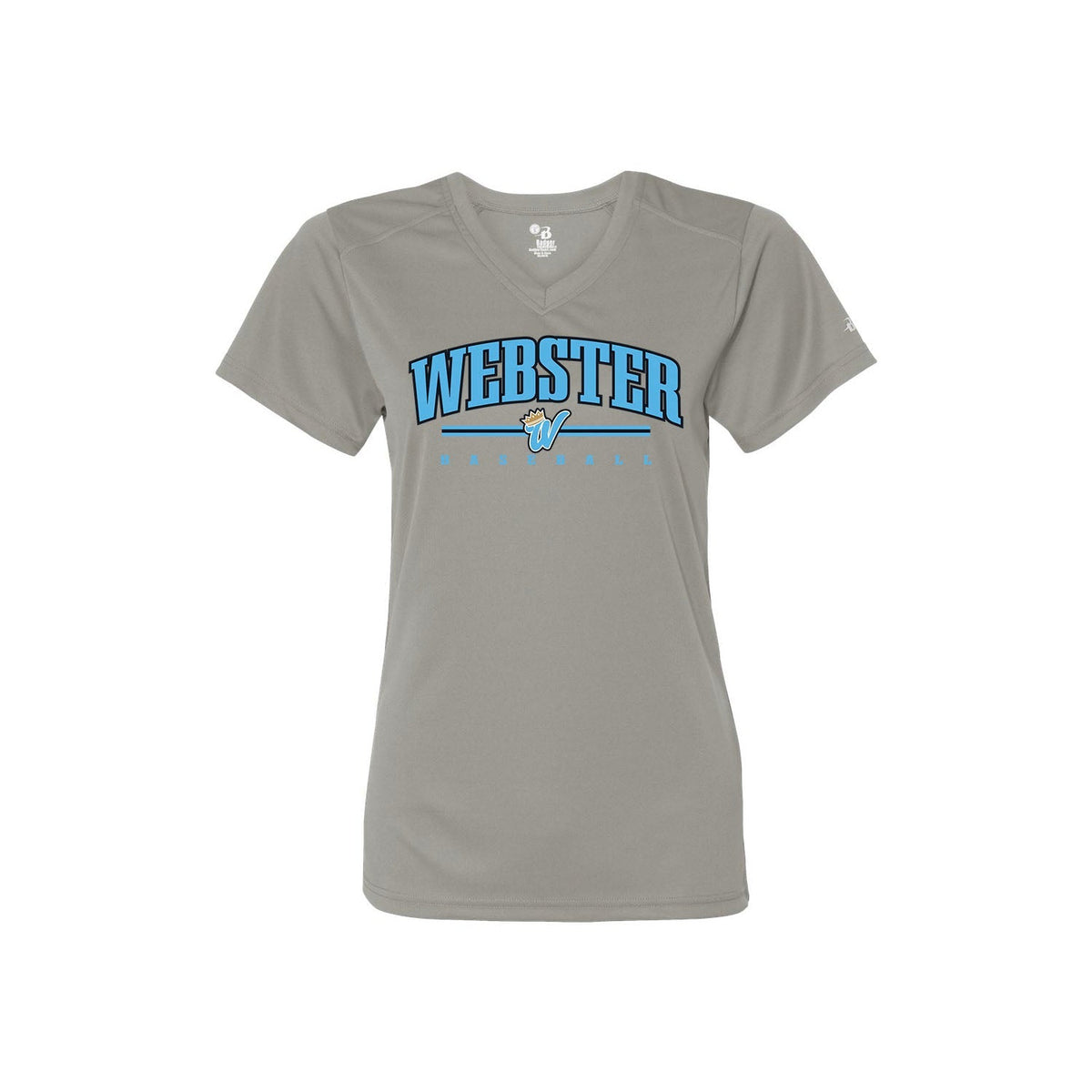 Webster Royals Badger Womens Shirt product image 3, provided for visual reference and product detail review