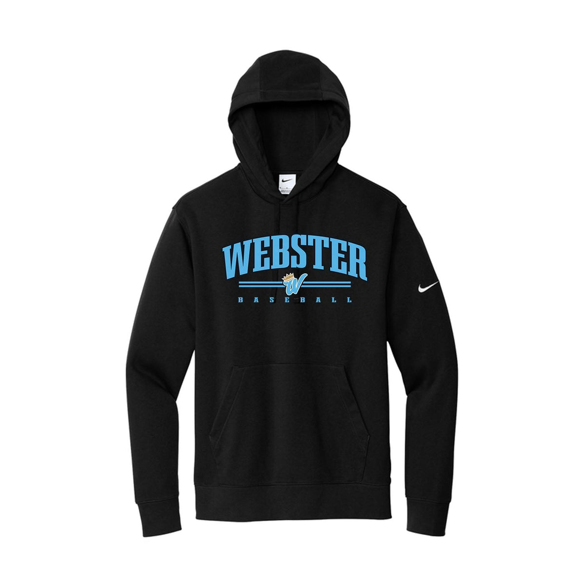 Webster Royals Nike Womens Hoodie product image 2, provided for visual reference and product detail review