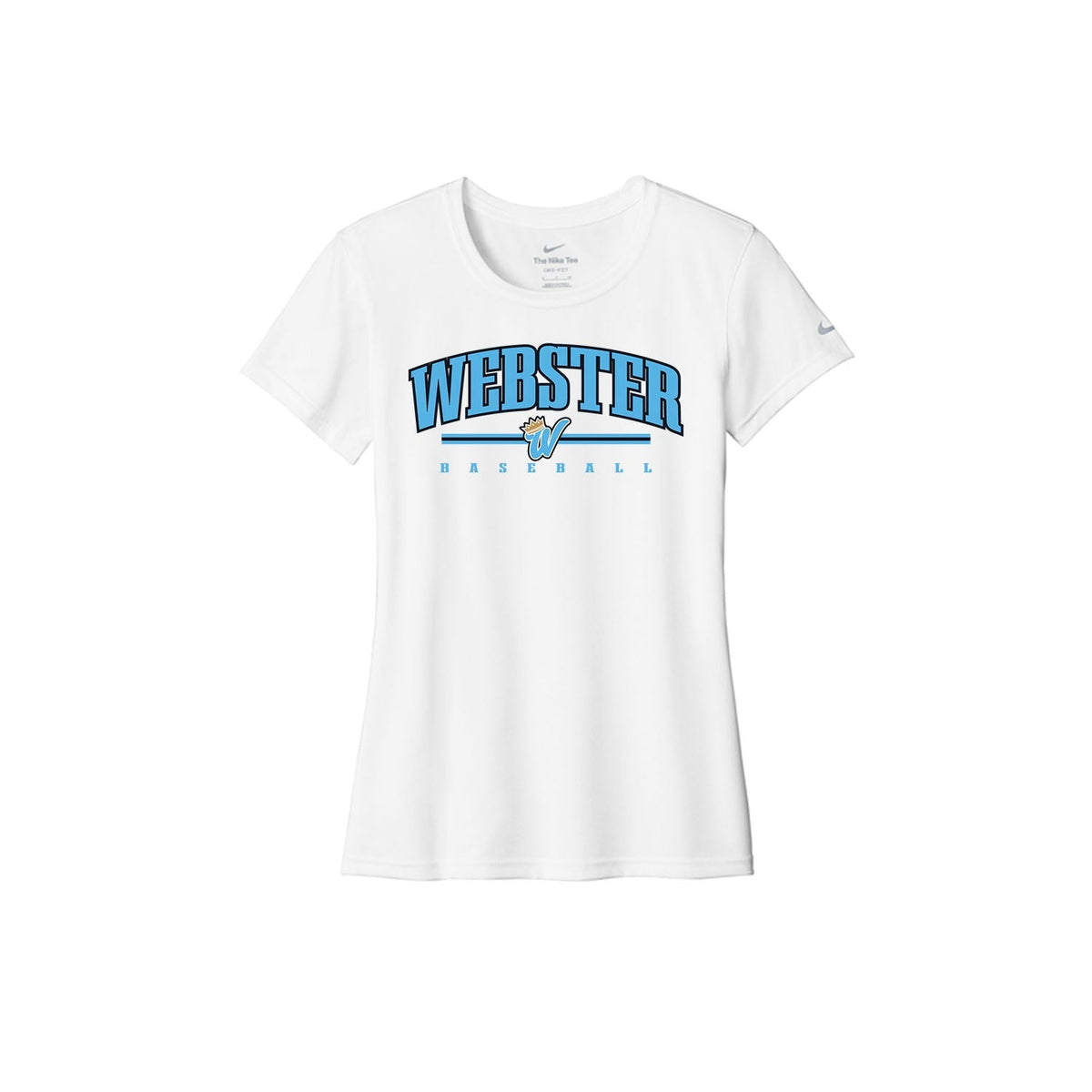 Webster Royals Nike Shirt Womens product image 1, provided for visual reference and product detail review