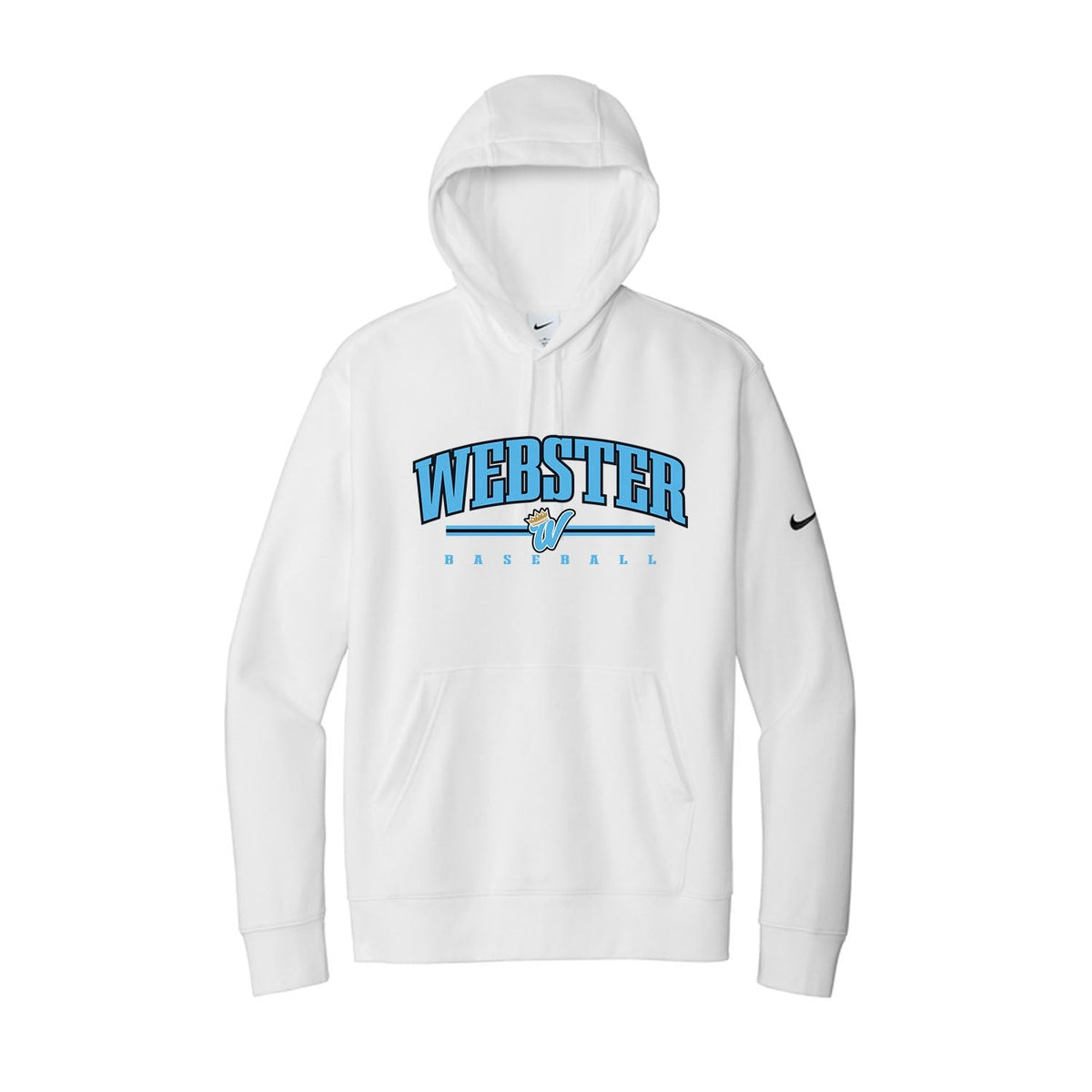 Webster Royals Nike Mens Hoodie product image 1, provided for visual reference and product detail review