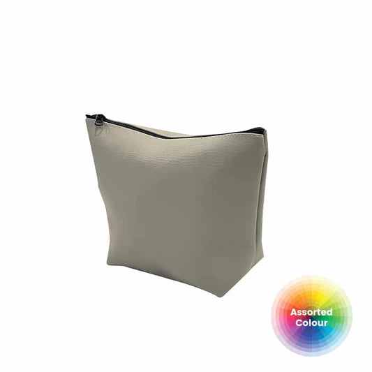 Zip Pouch (Faux Leather) - Small 220x190mm