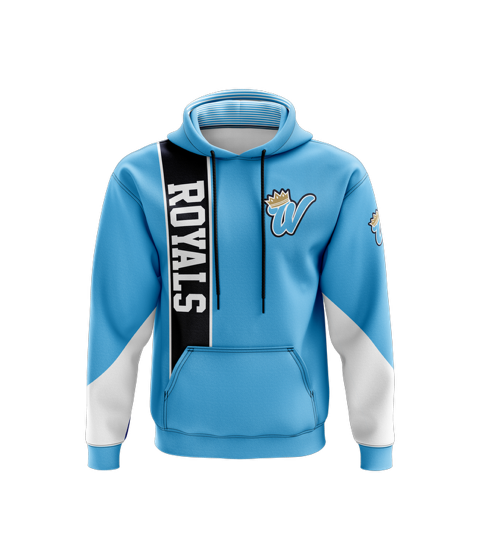 Webster-Royals-Columbia-Blue-Hoodie product image 1, provided for visual reference and product detail review