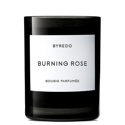 Burning Rose Candle
