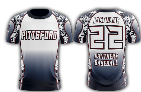 Pittsford Panthers Poly Blend T-Shirt 2 product image 1, provided for visual reference and product detail review